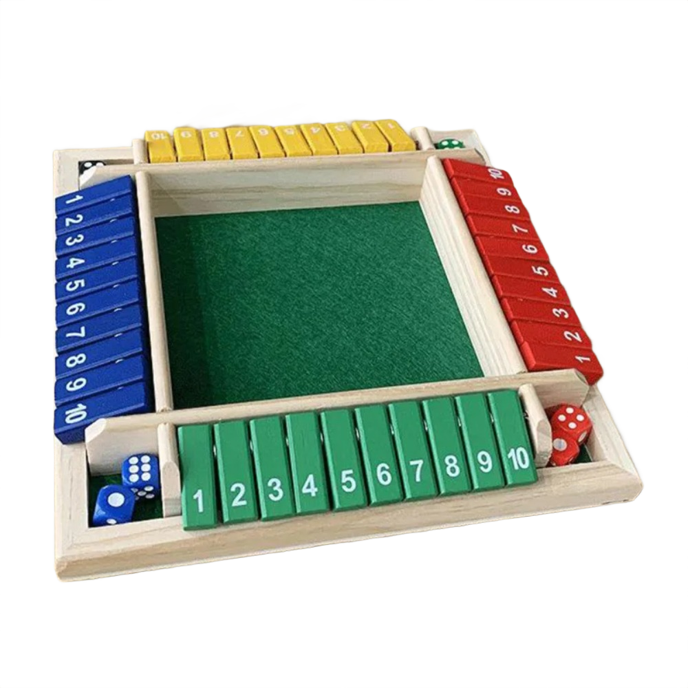 Kletshuts™ Woodys - Morsomt Interaktivt Familien Shut The Box Brettspill