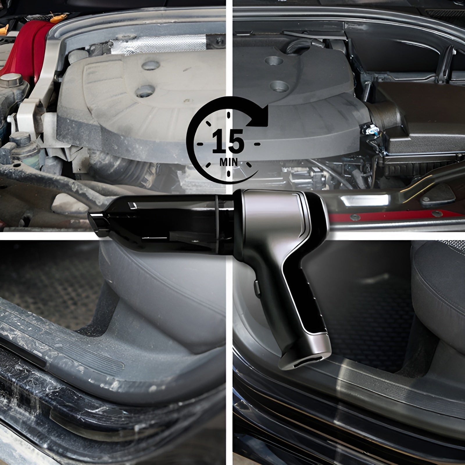 Cleaner Pro° VacuumCleaner: Bærbar Luft Blåser Og Støvsuger Rengjøringsapparat