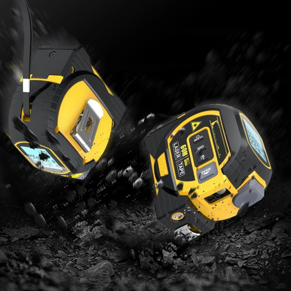 InfralaserTape - 3-i-1 Infrarødt Lasermålebånd