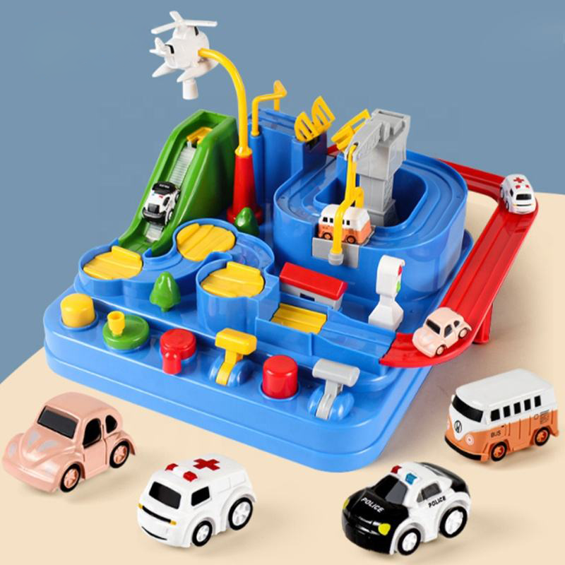 Kletshuts™ AdventureTrack: Interaktiv Lærerikt Bil Eventyr Spor