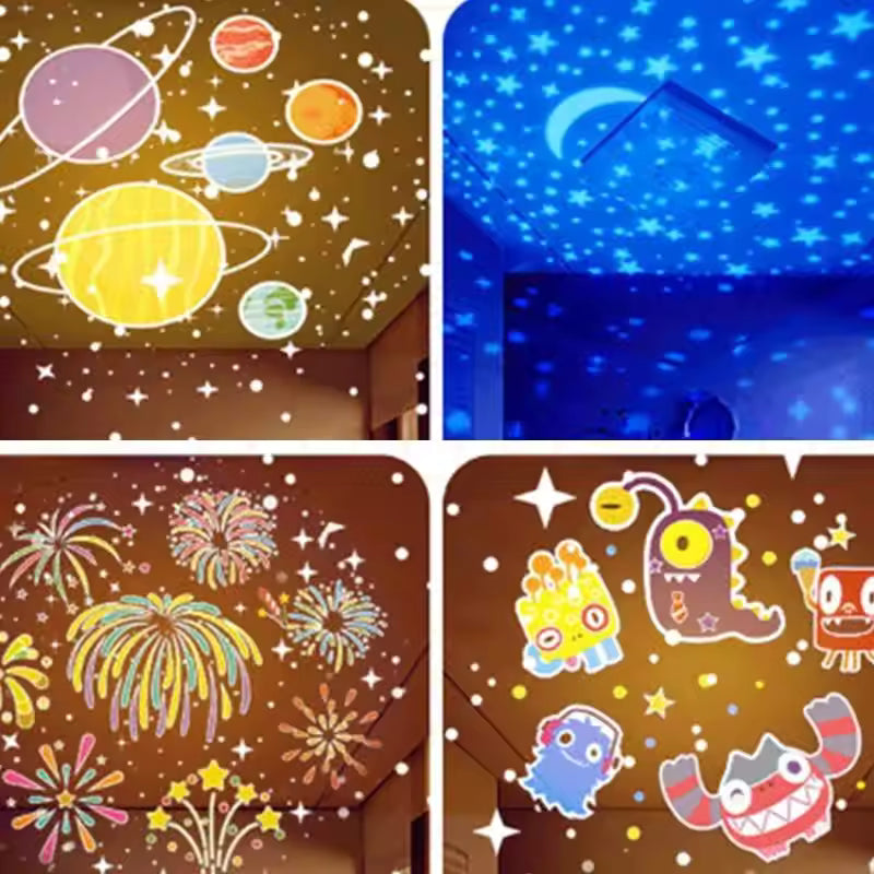 Ledsen™ MagicLight: Magisk Barnas Nattlys Projektor