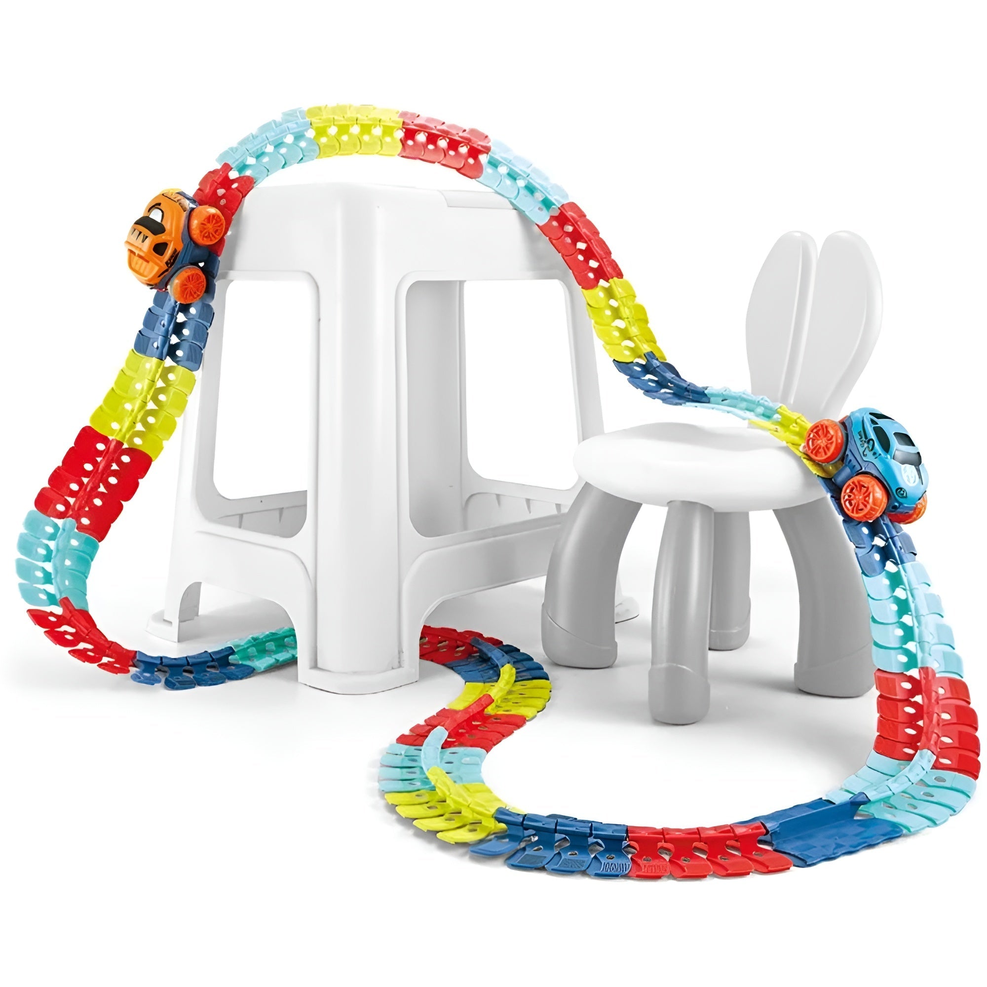 Kletshuts™ RaceTrack: Lærerikt Morsomt Kreativt Fleksibelt Rase Bil Bane