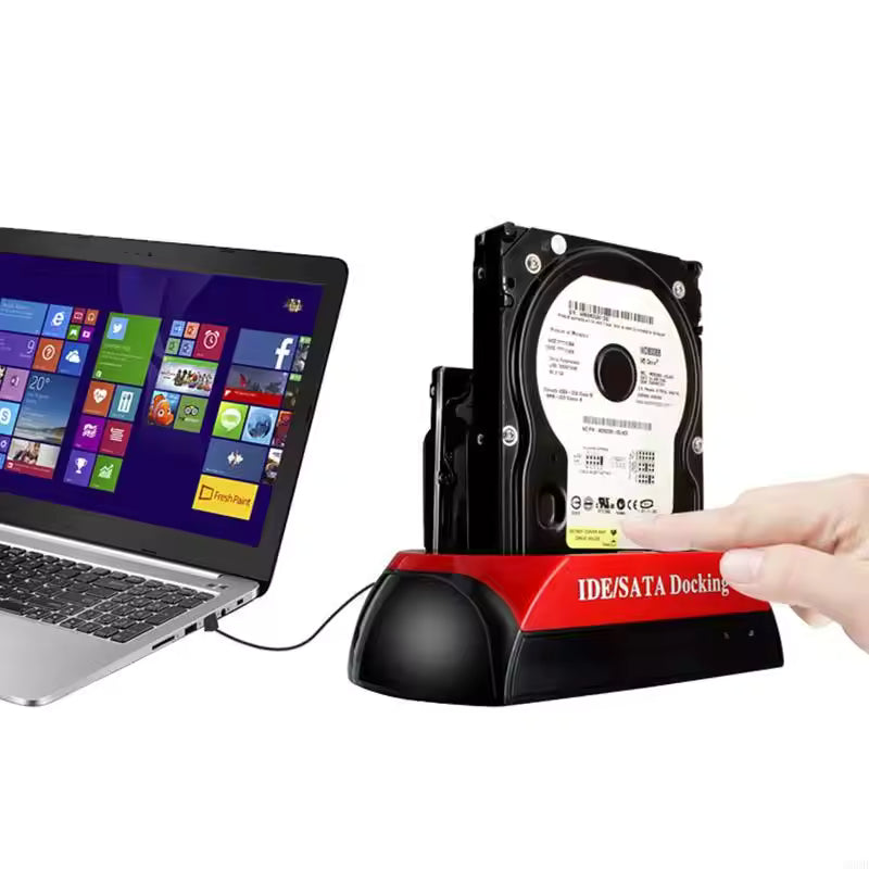 DataDock - Multifunksjonell Harddisk Kortleser Dock