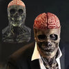 SkeletonMask: Realistisk Skummelt Skjelett Halloweenmaske Kostyme
