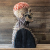 SkeletonMask: Realistisk Skummelt Skjelett Halloweenmaske Kostyme