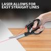Globetrek° LaserScissors 1+1 GRATIS: Nøyaktig Skjæring Laserstyrt Multifunksjonell Saks