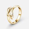 Jewelance™ HugRing: Regulerbar Hugging Stil Promise Ring