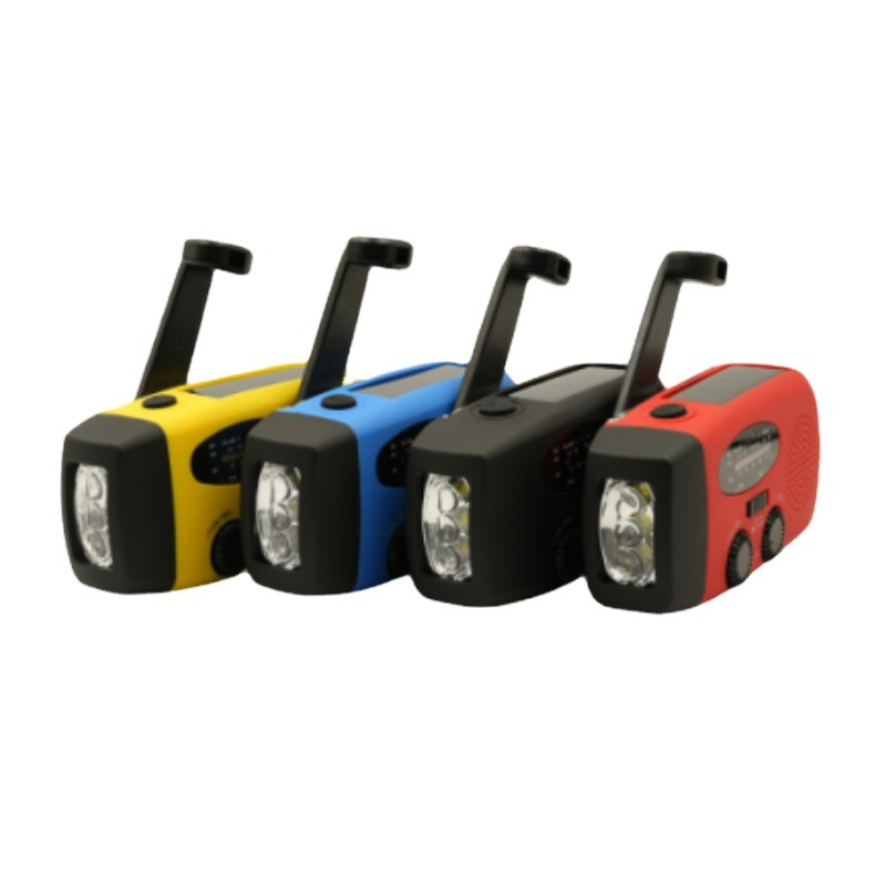 MultiRadio - Multifunksjon Solcelle Bærbar Nødradio