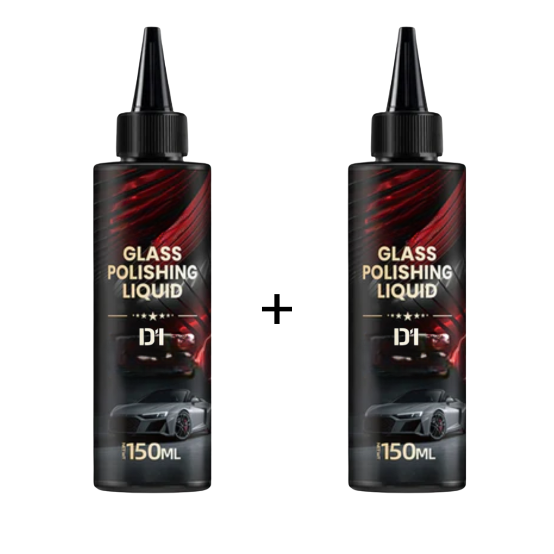 Cleaner Pro° GlassPolisher 1+1 GRATIS: Bil Glass Rengjøringsmiddel Og Polerings Flytende