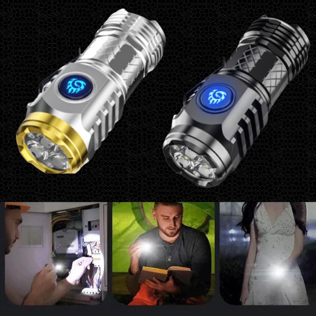 MiniFlashlight - Mini Treøyet Super Power Lommelykt