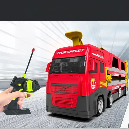 Kletshuts™ MegaTruck - Mega Hauler-Lastebil Med Utkast Racerbane