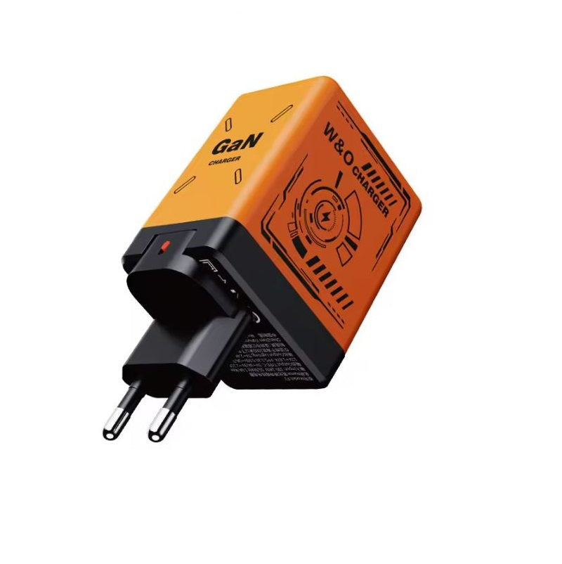 DualCharger: Hurtiglading Dobbel Uttrekkbar Kabel Reiselader