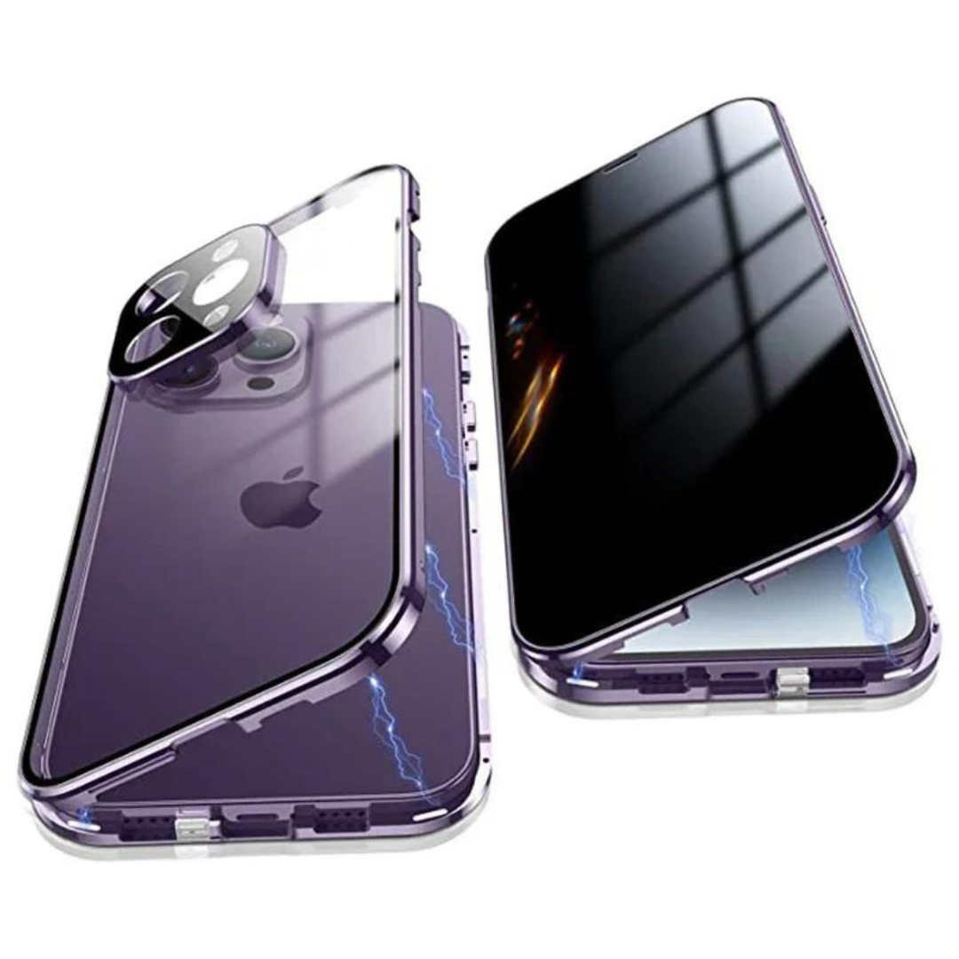 PrivacyCase - Anti-Peep Magnetisk Personvern iPhone Etui