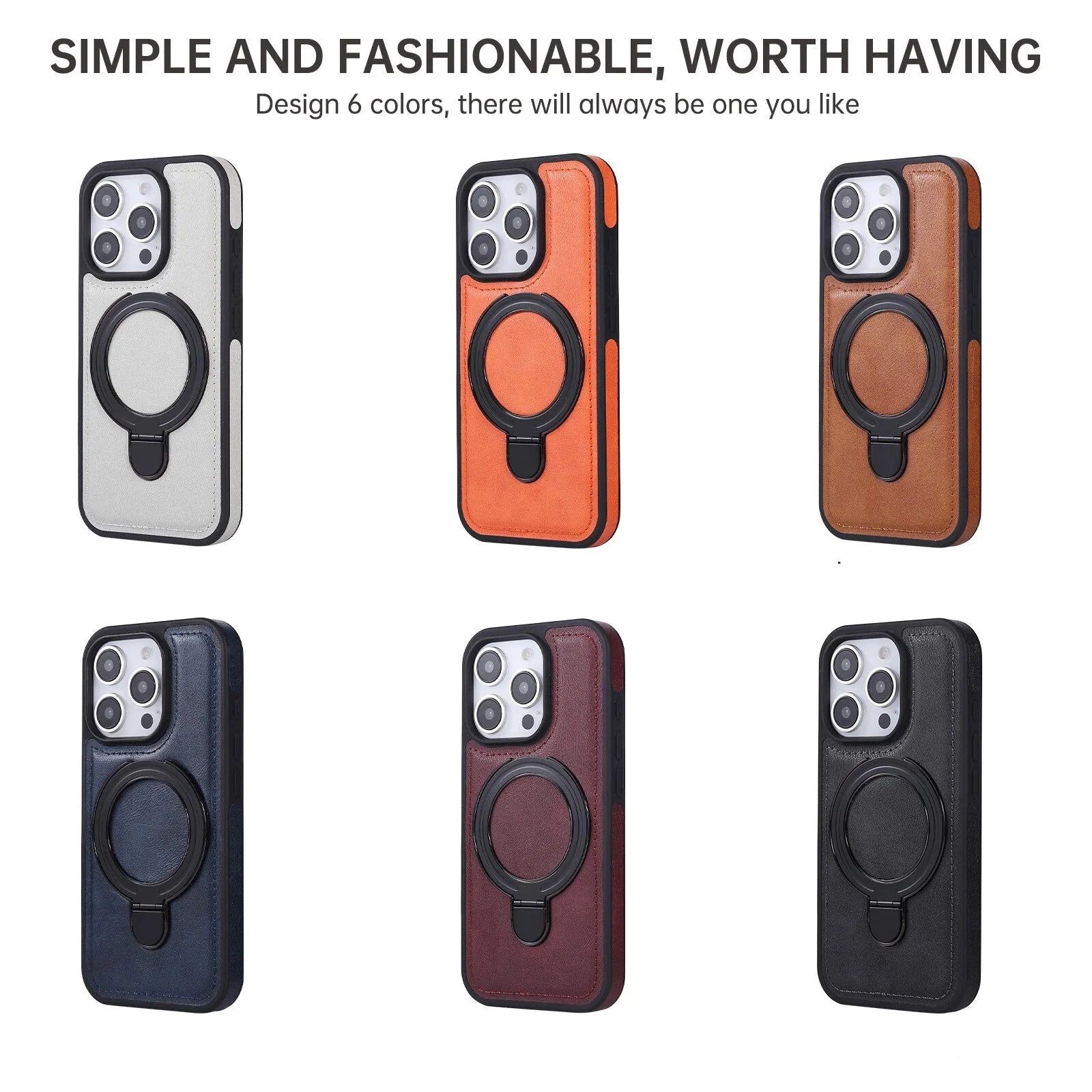 PremiumCase: Elegant Høy kvalitet Lær iPhone Premium Etui