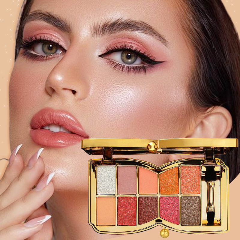 GlitterEyeshadow 1+1 GRATIS: Skinnende Glitternyanse Øyenskyggepalett