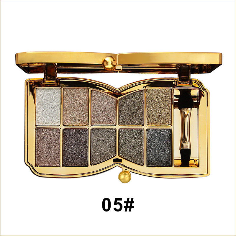 GlitterEyeshadow 1+1 GRATIS: Skinnende Glitternyanse Øyenskyggepalett