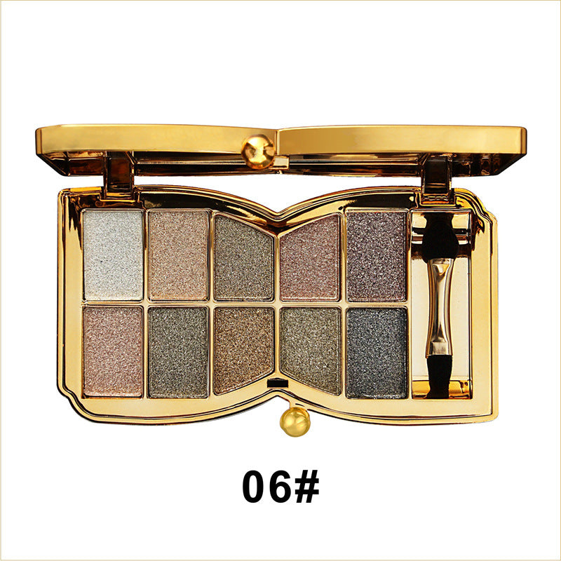 GlitterEyeshadow 1+1 GRATIS: Skinnende Glitternyanse Øyenskyggepalett