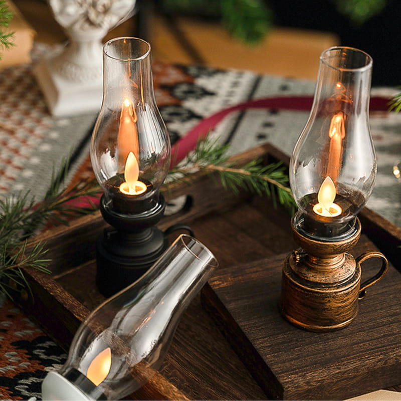 Ledsen™ VintageLamp 1+1 GRATIS: Årgang LED Parafin Lampe Med Flimrende Flamme