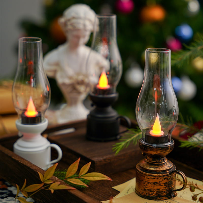 Ledsen™ VintageLamp 1+1 GRATIS: Årgang LED Parafin Lampe Med Flimrende Flamme
