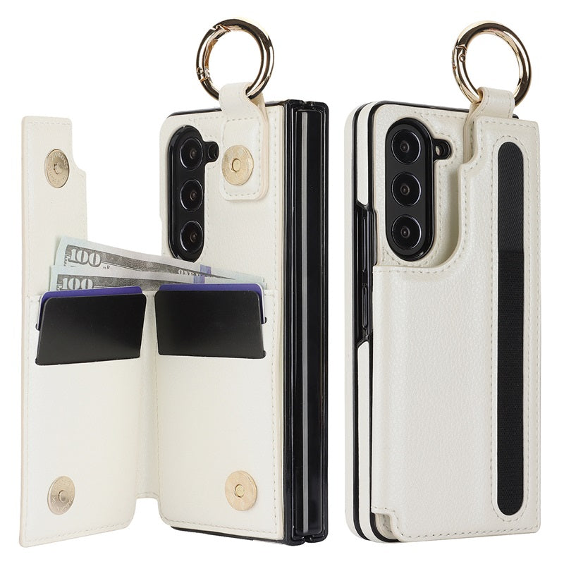 Icone™ FoldingCase: 3-i-1 Sammenleggbart Telefon, Kort Og Lommebok Etuiet