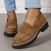 Happy™ WomenShoes: Tykk Såle Loafers Før Kvinner