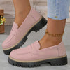 Happy™ WomenShoes: Tykk Såle Loafers Før Kvinner