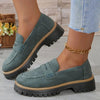 Happy™ WomenShoes: Tykk Såle Loafers Før Kvinner
