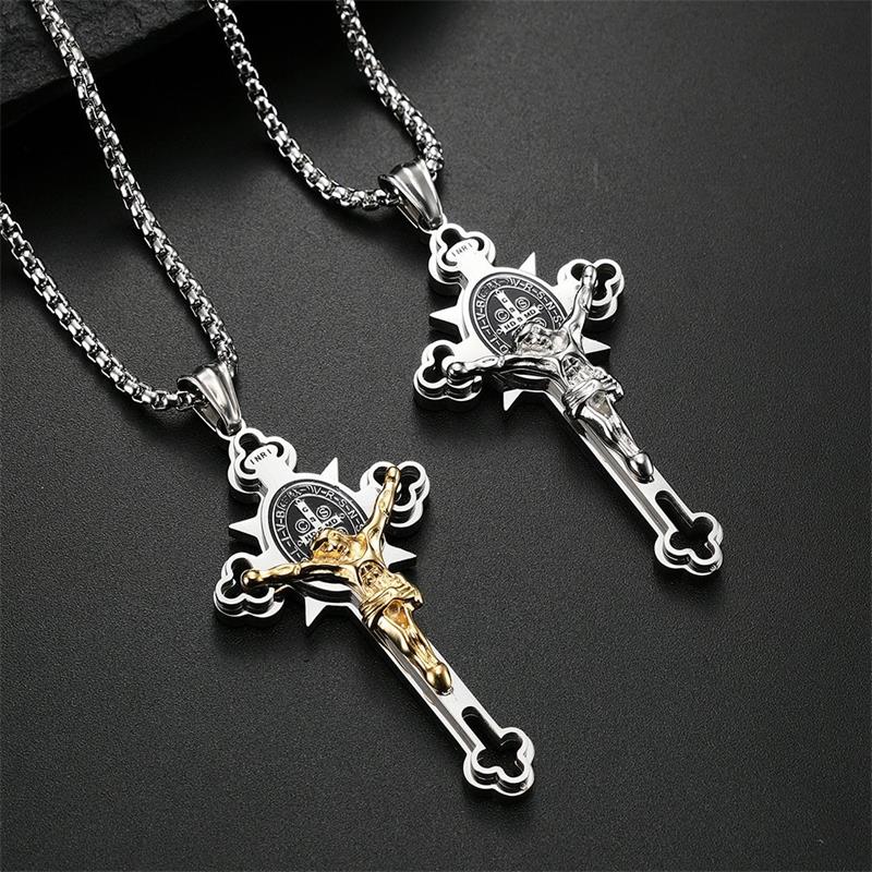 Jewelance™ CrossProtection 1+1 GRATIS: Åndelig Beskyttelse Kors Anheng Halskjede Med Gaveeske