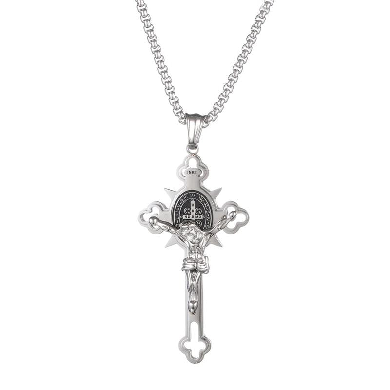 Jewelance™ CrossProtection 1+1 GRATIS: Åndelig Beskyttelse Kors Anheng Halskjede Med Gaveeske