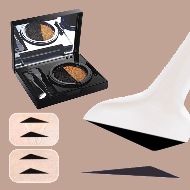 EyeStamp 1+1 GRATIS - Dobbeltfarget Eyeliner Og Øyenbryn Krem Stempel Sett