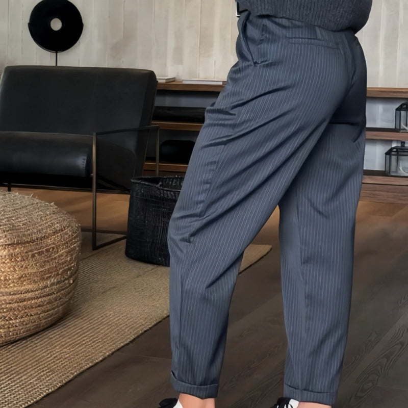 Icone™ ClassyPants: Klassiske Bukser Med Rett Passform Og Høy Midje For Kvinner