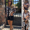 Icone™ ZebraJacket: Elegant Og Stilig Zebramønster Jakke