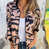 Icone™ ZebraJacket: Elegant Og Stilig Zebramønster Jakke
