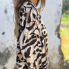 Icone™ ZebraJacket: Elegant Og Stilig Zebramønster Jakke