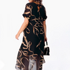 Icone™ FlowyDress: Dobbeltlags, V-hals Flytende Maxi-Kjole