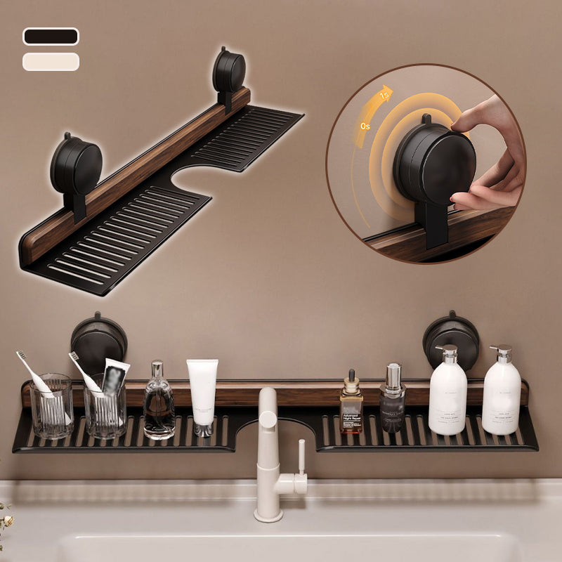 GlideHold® BathroomRack™: Moderne Sugekraftig Baderomsstativ Med U-Rille Design
