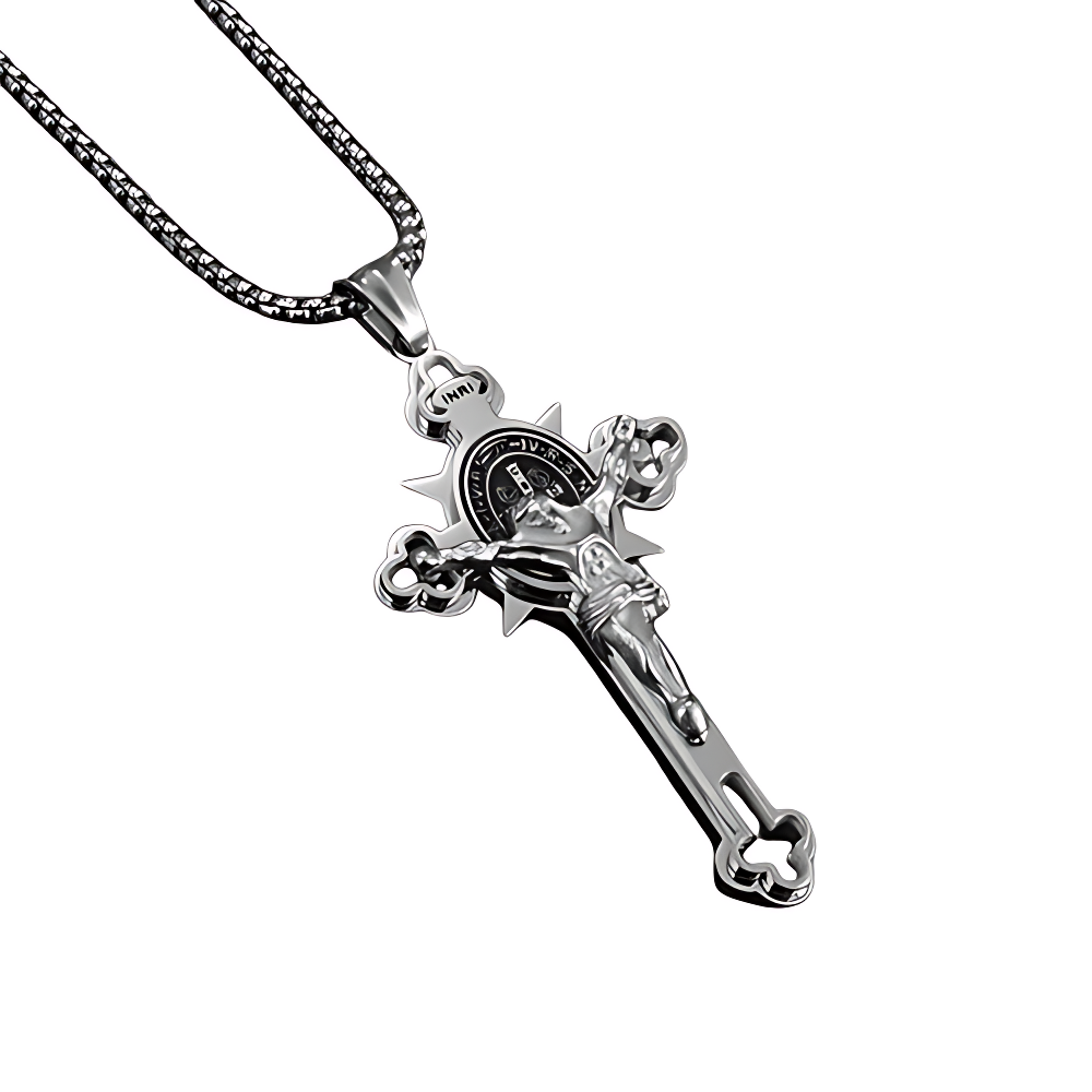 Jewelance™ CrossProtection 1+1 GRATIS: Åndelig Beskyttelse Kors Anheng Halskjede Med Gaveeske