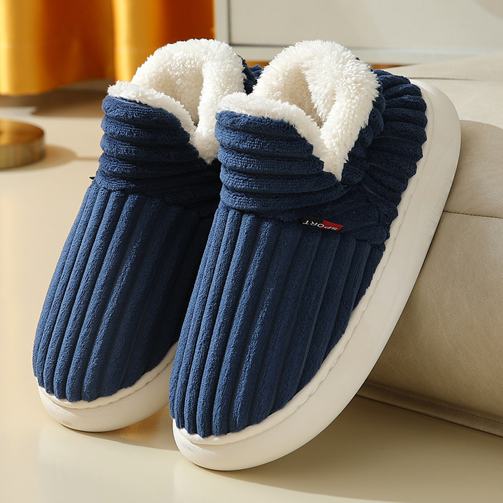 Happy™ CozySlippers: Unisex Vinter Fottøy Komfortabel Varm Tøfler
