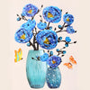 FloralSticker 2+2 GRATIS: Elegant Hus Dekor Selvklebende Blomster Klistremerker