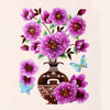FloralSticker 2+2 GRATIS: Elegant Hus Dekor Selvklebende Blomster Klistremerker