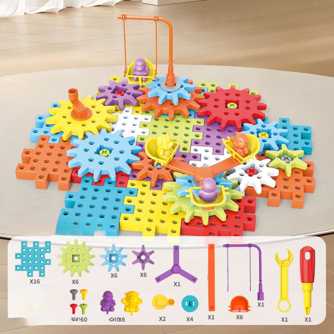 Kletshuts™ GearPuzzle: Fantastisk Interaktivt 3D Gir Puzzle Spill Sett