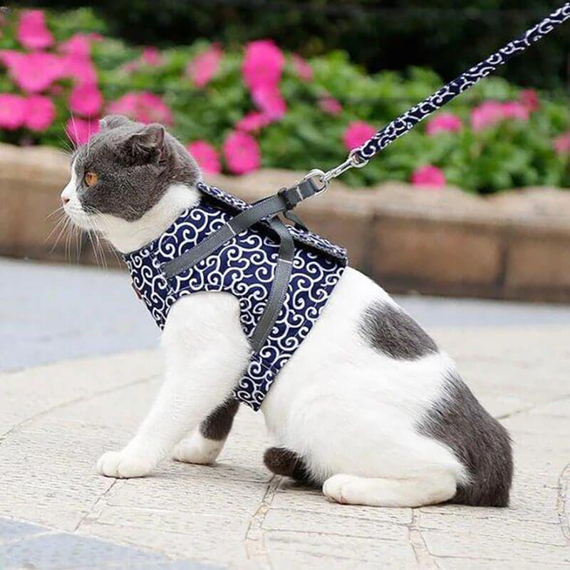 DogCatFri™ Leash - Anti-Break Away Vest Sele Og Bånd-Sett