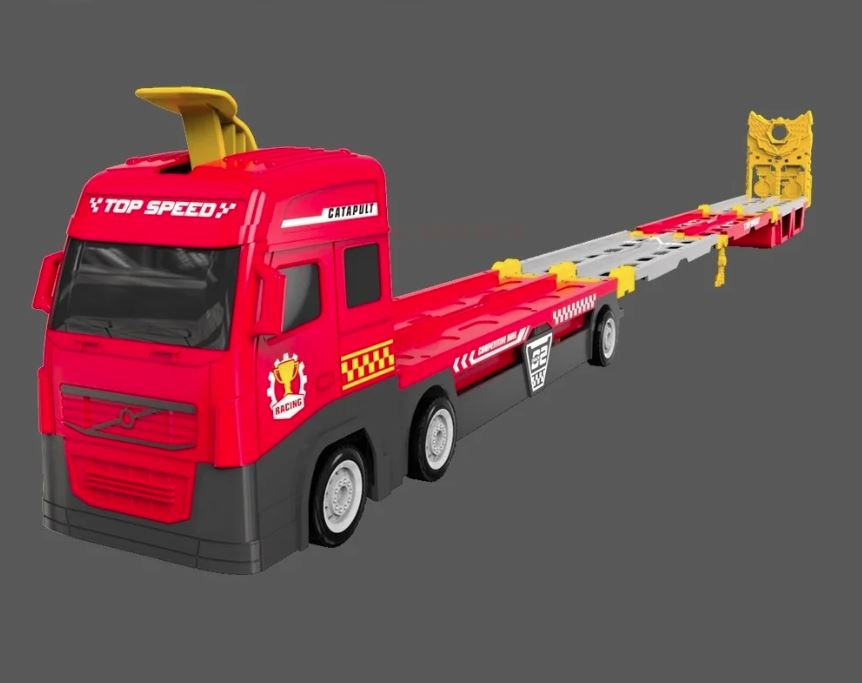 Kletshuts™ MegaTruck - Mega Hauler-Lastebil Med Utkast Racerbane