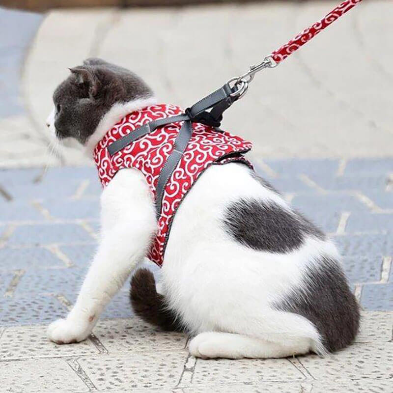 DogCatFri™ Leash - Anti-Break Away Vest Sele Og Bånd-Sett