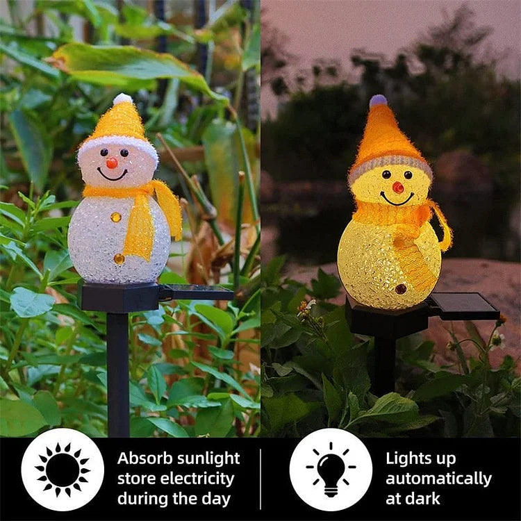 Ledsen™ Snowman - Vanntett Solcelledrevet Snømannslampe