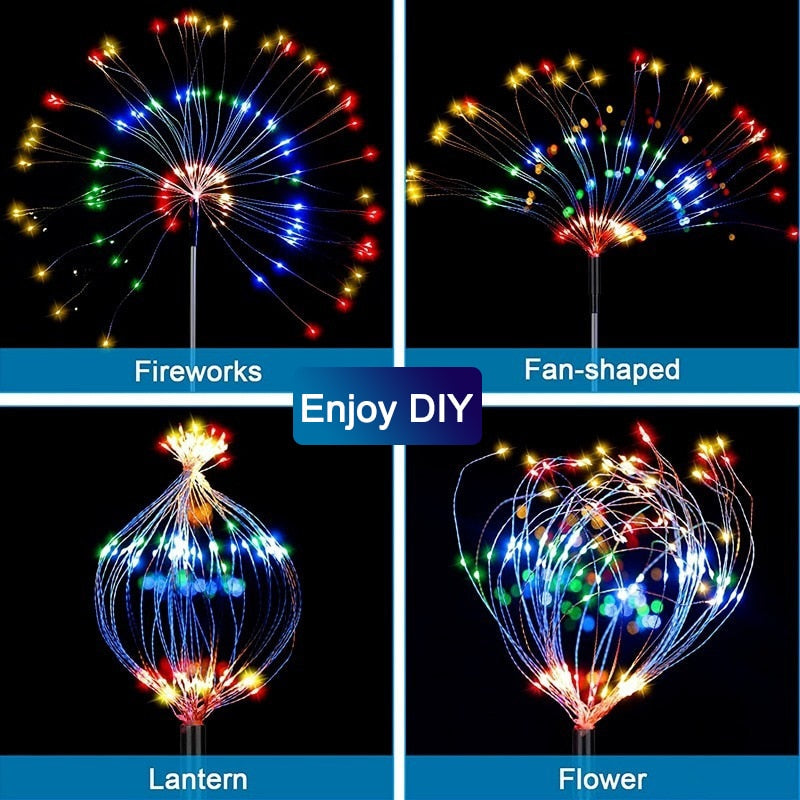 Ledsen™ Firework - Solcelle LED Utendørs Fe Lys