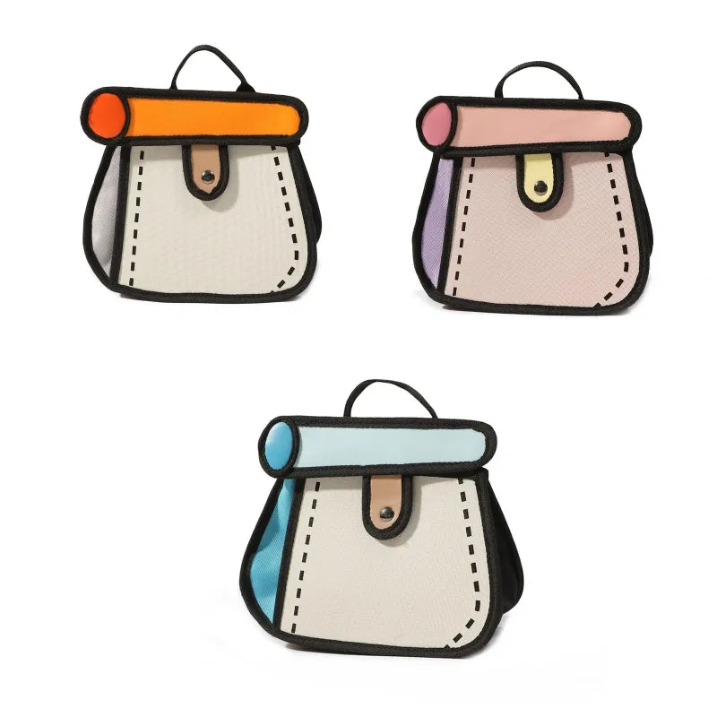 Icone™ CartoonBag - Vanntett 2D-Tegneserieveske